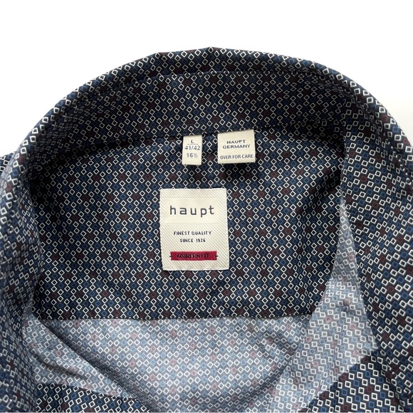 Haupt Germany Geometric Button Front Shirt Top - Picture 3 of 10